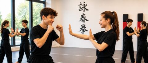 Jugendliche von 13-16 Jahren. WingTsun Training Salzburg